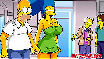 Se En Sexet Milf I Aktion I Denne Simptoons, Simpsons Hentai Video