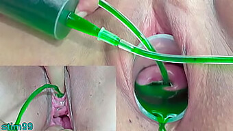 Japanese Lesbian Couple Explores Squirting And Pee Play With Injections